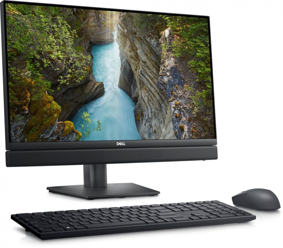 Моноблок Dell Optiplex 7410 Plus 23.8" Full HD i7 13700 (2.1) 16Gb SSD512Gb UHDG 770 CR Linux Ubuntu GbitEth WiFi BT 240W клавиатура мышь Cam серебристый 1920x1080 — изображение 2