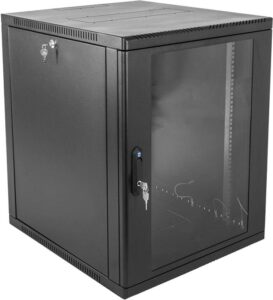 Купить Шкаф коммутационный ЦМО (ШРН-15.650-9005) настенный 15U 600x658мм пер.дв.стекл 200кг черный 600мм 27кг 180град. 746мм сталь - 4D-15272083 из реестра по лучшей цене