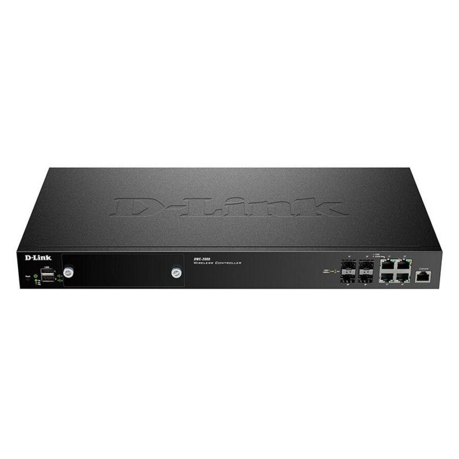 Контроллер D-Link DWC-2000/A2A  беспроводных точек доступа с 4 комбо-портами 100/1000Base-T/SFP, 2 USB-портами и 1 слотом расширения {1} (433764) — изображение 2