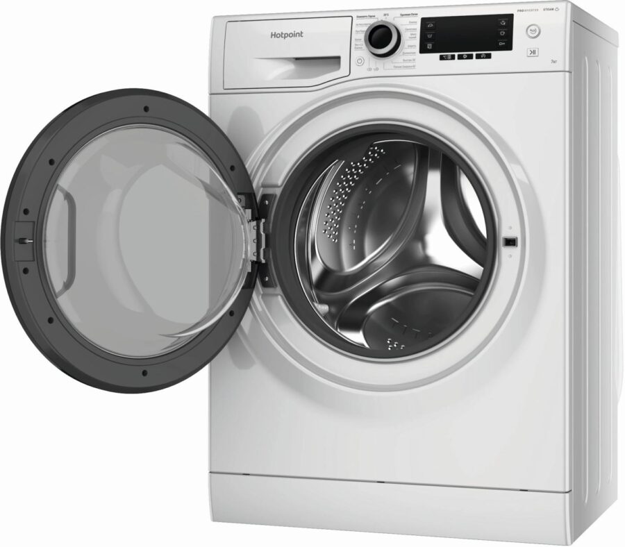 Стиральная машина Hotpoint NSD 7249 D AVE RU класс: A-40% загр.фронтальная макс.:7кг белый инвертер — изображение 2