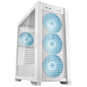 Купить Корпус ASUS TUF GAMING GT302 TG ARGB WHITE/ GT302/ARGB FANS/WHT (90DC00I3-B19000) - 4D-15642324 из реестра по лучшей цене