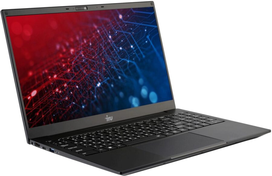 Ноутбук IRU Калибр 15TLI Core i5 1135G7 8Gb SSD256Gb Intel Iris Xe graphics 15.6" IPS FHD (1920x1080) FreeDOS black WiFi BT Cam 7200mAh (1894428) — изображение 2