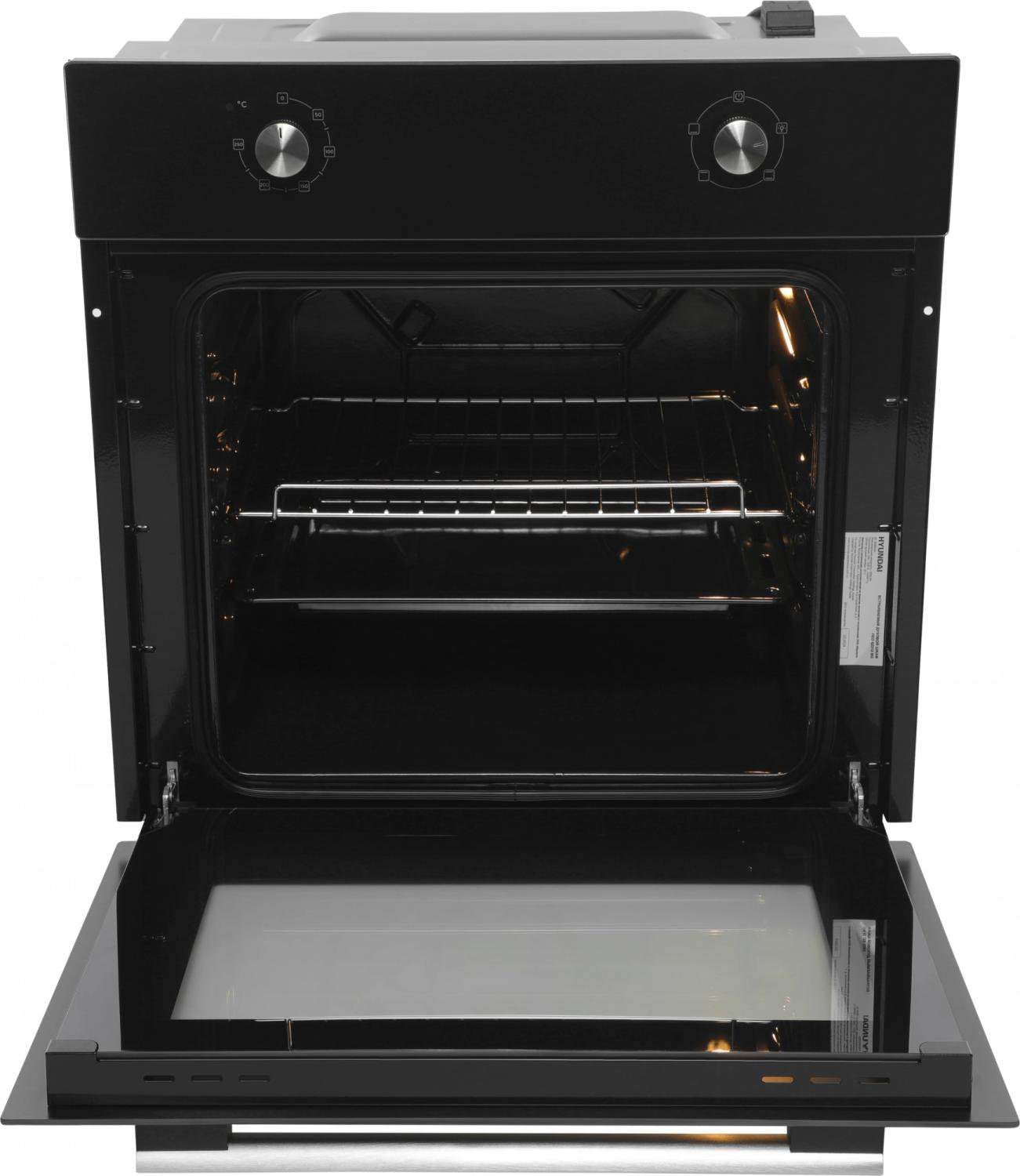 Духовой шкаф Электрический Hyundai HEO 62312 BG черный — изображение 4