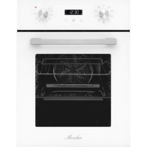 Купить Электрический духовой шкаф Monsher/ ширина 45 см, High-Tech, 50 л, гидролизная очистка, 9 режимов, белый - 4D-13164528 из реестра по лучшей цене
