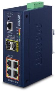 Купить коммутатор/ PLANET IGS-5225-4P2S  IP40 Industrial L2+/L4 4-Port 1000T 802.3at PoE + 2-Port 100/1000X SFP Full Managed Switch (-40 to 75 C, dual redundant power input on 48~56VDC terminal block, ERPS Ring, 1588, Modbus TCP, ONVIF, Cybersecurity features) - 4D-11739195 из реестра по лучшей цене