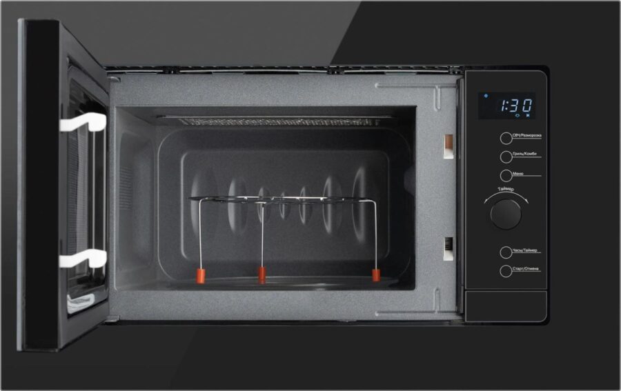Микроволновая печь Weissgauff HMT-620 BG Grill 20л. 700Вт черный (встраиваемая) — изображение 4