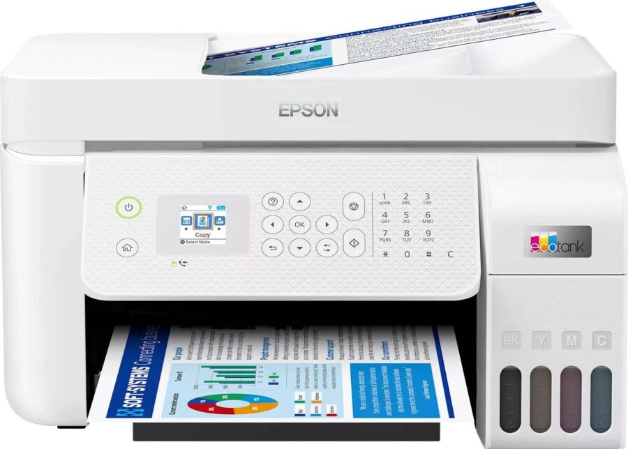 МФУ струйный Epson EcoTank L5296 (C11CJ65411) A4 WiFi белый — изображение 4