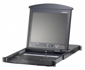 Купить KVM переключатель ATEN 8P CAT-5 HIGH DENSITY DUAL RAIL LCD KVM*KL1508AN-AXA-RG - 4D-13899232 из реестра по лучшей цене
