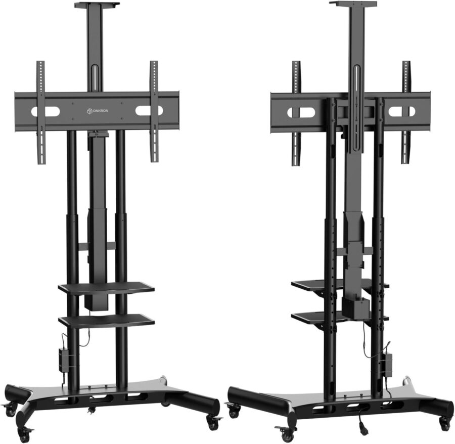 Подставка для телевизора Onkron TS1881 Elift черный 50"-86" макс.90кг напольный наклон — изображение 2