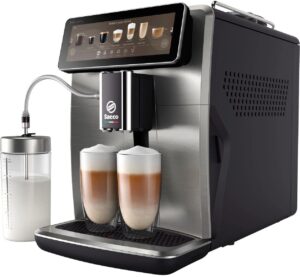 Купить Кофемашина Saeco SM8885/00 1500Вт серебристый - 4D-15657880 из реестра по лучшей цене