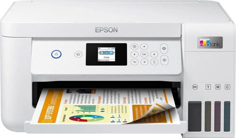 МФУ струйный Epson L4266 (C11CJ63516/C11CJ63414) A4 Duplex WiFi белый — изображение 2