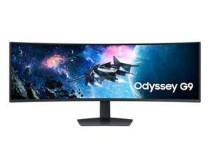 Купить Монитор Samsung 49" Odyssey G9 G95C S49CG954EI Curved (VA 32:9 5120x1440x240Hz 1ms 450cd 2500:1 178/178 1,07B DP; HDMIx2 USB3.0x2 HAS Tilt Swiv VESA Black - 4D-15485001 из реестра по лучшей цене