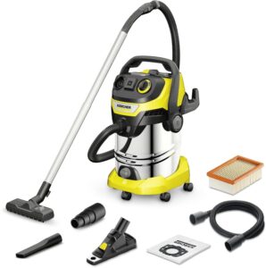 Купить Строительный пылесос Karcher WD 6 P S V-30/6/22/T + DDC (YSY) 1300Вт (уборка: сухая/сбор воды) желтый - 4D-15520887 из реестра по лучшей цене