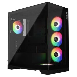 Купить Корпус XPG INVADER X BLACK (INVADERXMT-BKCWW) Mid-Tower Gaming ATX PC Case with Panoramic View, Tempered Glass Panels, and RGB Lighting Black - 4D-14221389 из реестра по лучшей цене