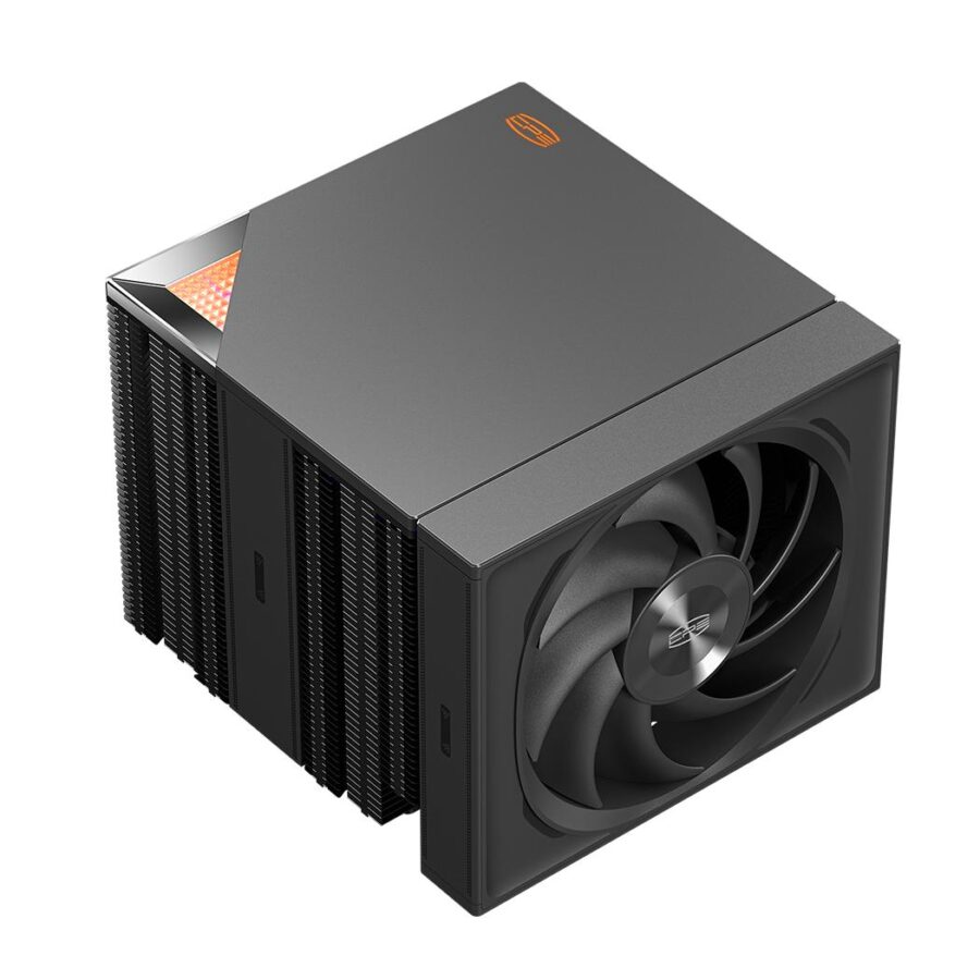 Кулер для процессора/ CPU Cooler PCCooler RZ820 BK (289W, 4-pin PWM, 165mm, Al/Cu, 4x8mm+4x6mm, 1x140mm+1x150mm, 71.9CFM/86.7CFM, 27.1dBA/32dBA, 1500RPM/2200RPM, S: 1851/1700/1200/20XX/115X, AM5/AM4, black)