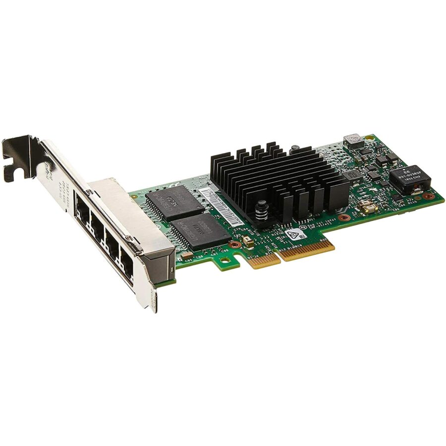 Сетевая карта/ Intel® Ethernet Server Adapter I350-T4, 4 x Gbit Ports RJ-45, PCI-E x4, iSCSI, NFS, VMDq — изображение 2