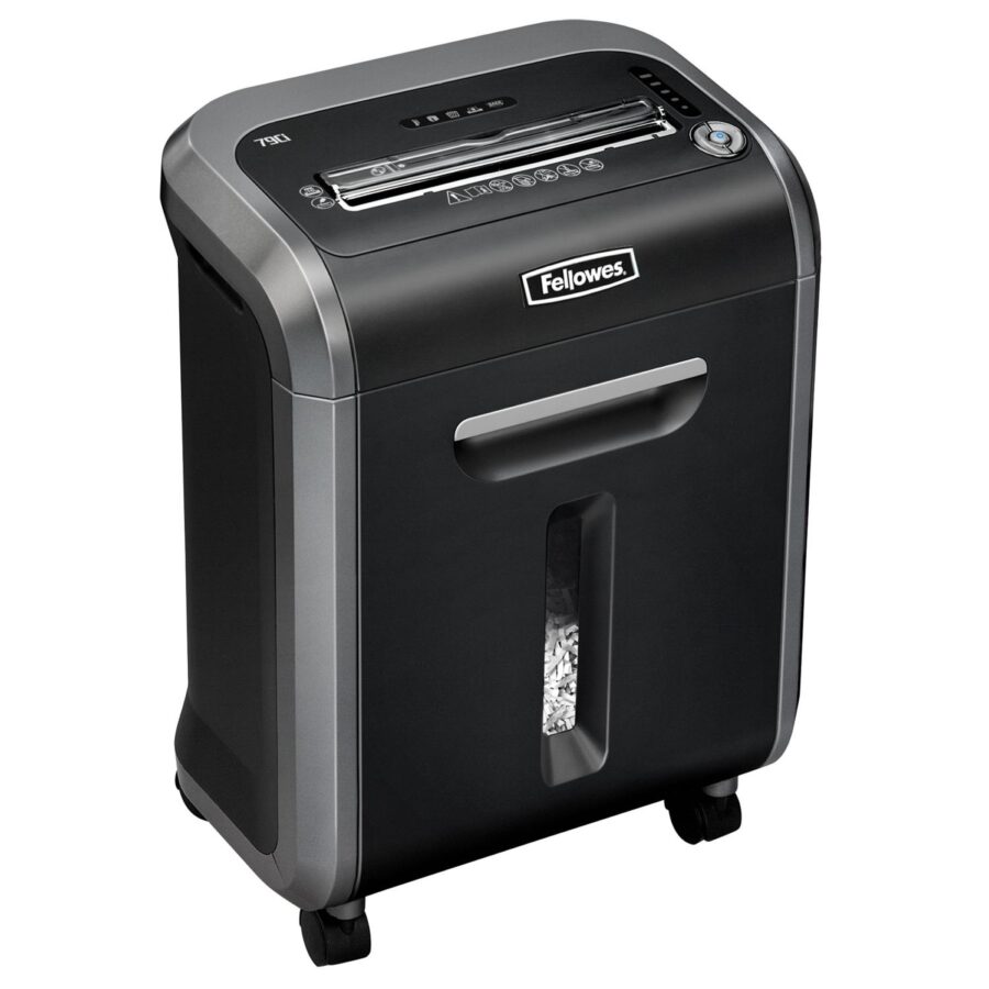 Шредер Fellowes® Powershred® 79Ci, DIN P-4, 4х38 мм, 16 лст., 23 лтр., 100% Jam Proof™, SafeSense™ Шредер Fellowes® Powershred® 79Ci — изображение 2
