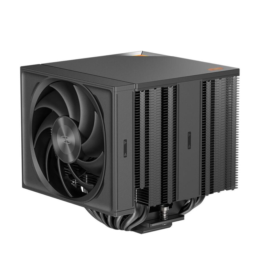 Кулер для процессора/ CPU Cooler PCCooler RZ820 BK (289W, 4-pin PWM, 165mm, Al/Cu, 4x8mm+4x6mm, 1x140mm+1x150mm, 71.9CFM/86.7CFM, 27.1dBA/32dBA, 1500RPM/2200RPM, S: 1851/1700/1200/20XX/115X, AM5/AM4, black) — изображение 2
