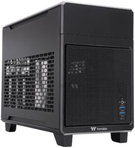 Купить Корпус Thermaltake TR100 черный без БП miniITX 8x140mm 2x200mm 2xUSB3.0 1xUSB3.1 audio bott PSU - 4D-15716910 из реестра по лучшей цене
