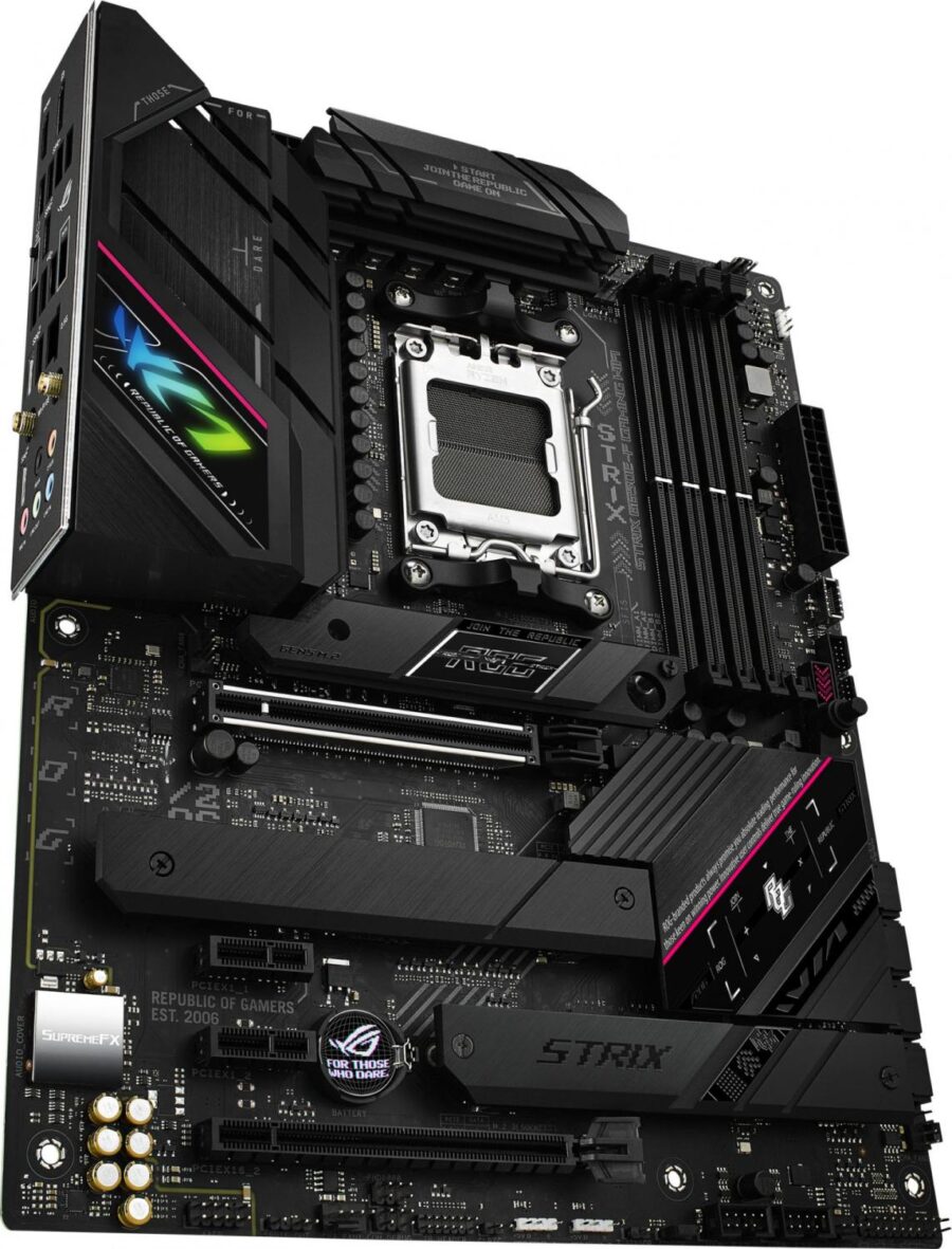 Материнская плата Asus ROG STRIX B650E-F GAMING WIFI SocketAM5 AMD B650 4xDDR5 ATX AC`97 8ch(7.1) 2.5Gg RAID+HDMI+DP — изображение 4