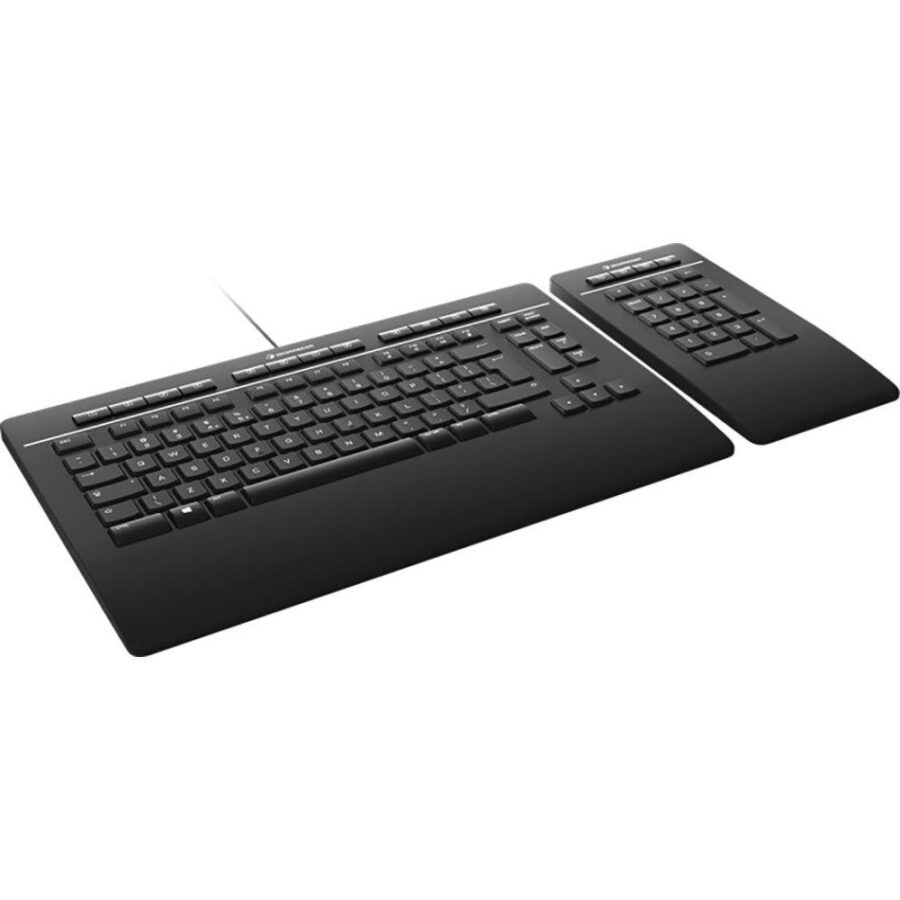 Клавиатура 3DConnexion 3DX-700092 Keyboard Pro with Numpad, US-International (QWERTY) {5} (341214) — изображение 2