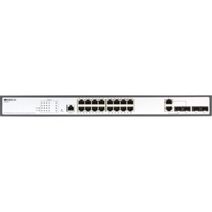 Купить Коммутатор/ Managed L2 Switch 16x1000Base-T PoE, 2x1000Base-X SFP, 2xCombo 1000Base-T/SFP, PoE Budget 250W, RJ45 Console, 19" w/brackets - 4D-13360302 из реестра по лучшей цене