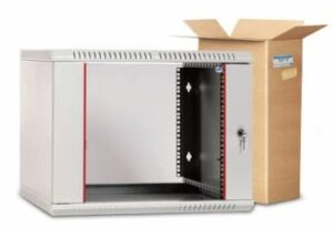 Купить Шкаф коммутационный ЦМО ШРН-ЭКОНОМ (ШРН-Э-12.500) настенный 12U 600x520мм пер.дв.стекл 75кг серый 470мм 20.2кг 180град. 608мм - 4D-2760187 из реестра по лучшей цене