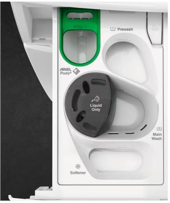 Стиральная машина AEG LWR73864O пан.англ. класс: D загр.фронтальная макс.:8кг (с сушкой) белый инвертер — изображение 2