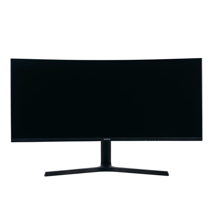 Монитор Aiwa 34" MP340G-Y Black (VA, 3440x1440, 2xHDMI+2xDP, 1 ms, 178°/178°, 300 cd/m, 4000:1, 165Hz, MM, Curved, внешн. БП)