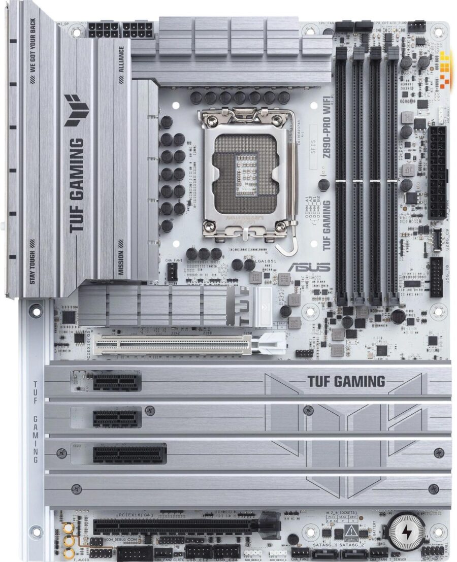 Материнская плата Asus TUF GAMING Z890-PRO WIFI Soc-1851 Intel Z890 4xDDR5 ATX AC`97 8ch(7.1) 2.5Gg RAID+HDMI+DP — изображение 2