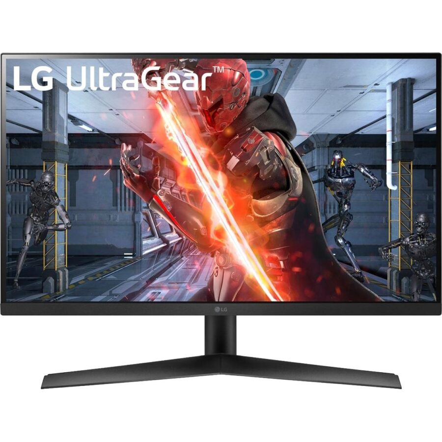 Монитор LG LCD 27GN60R-B/ LG UltraGear 27GN60R-B 27" IPS monitor, 1920x1080, 300cd/m2, 1000:1, 16:9, 1мс(GtG), HDMI, DP, 144Hz, 178/178, внешний БП, G-SYNC Compatible, FreeSync Premium, HDR10, VESA (100x100 мм), black
