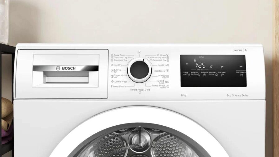 Сушильная машина Bosch WTN86201ME пан.англ. кл.энер.:B макс.загр.:8кг белый — изображение 2