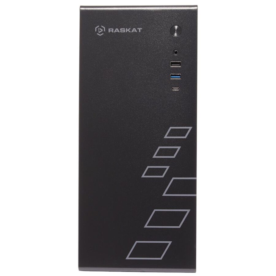 Компьютер Raskat Standart 300 (Intel Core i3 12100, RAM 16Gb, SSD 480Gb, no OS, kb+ms, black) — изображение 3