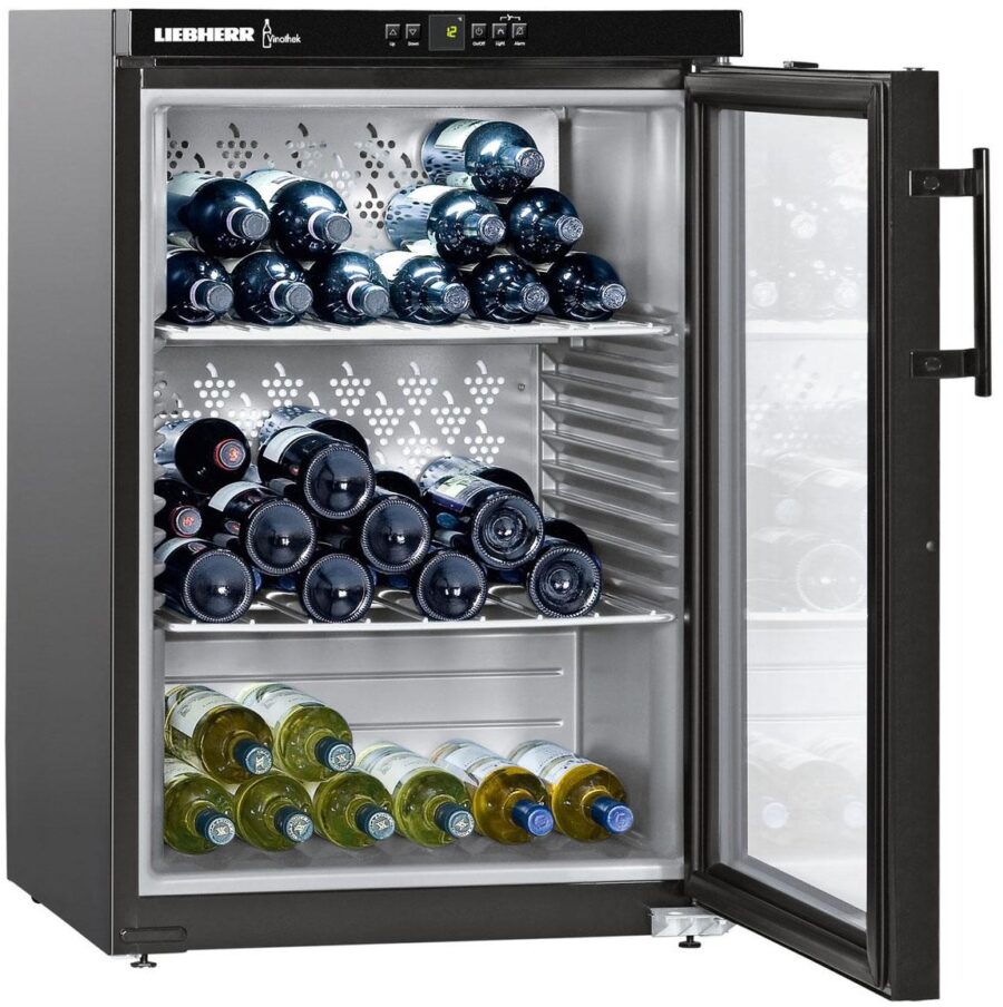 Винный шкаф LIEBHERR/ 60x61.3x89 см, Климатический винный шкаф Vinothek , 66 бутылок, — изображение 3