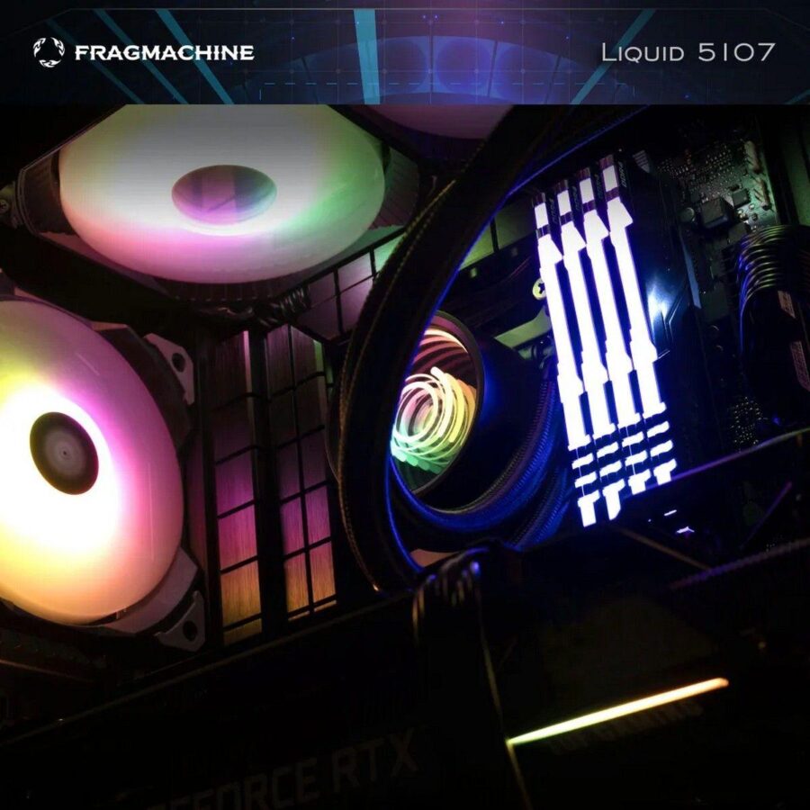 Компьютер FragMachine Bad Pack Liquid  5107 (i5-13400F, DDR5 32GB, SSD 1Tb, RTX 4070, noOS) bp — изображение 3