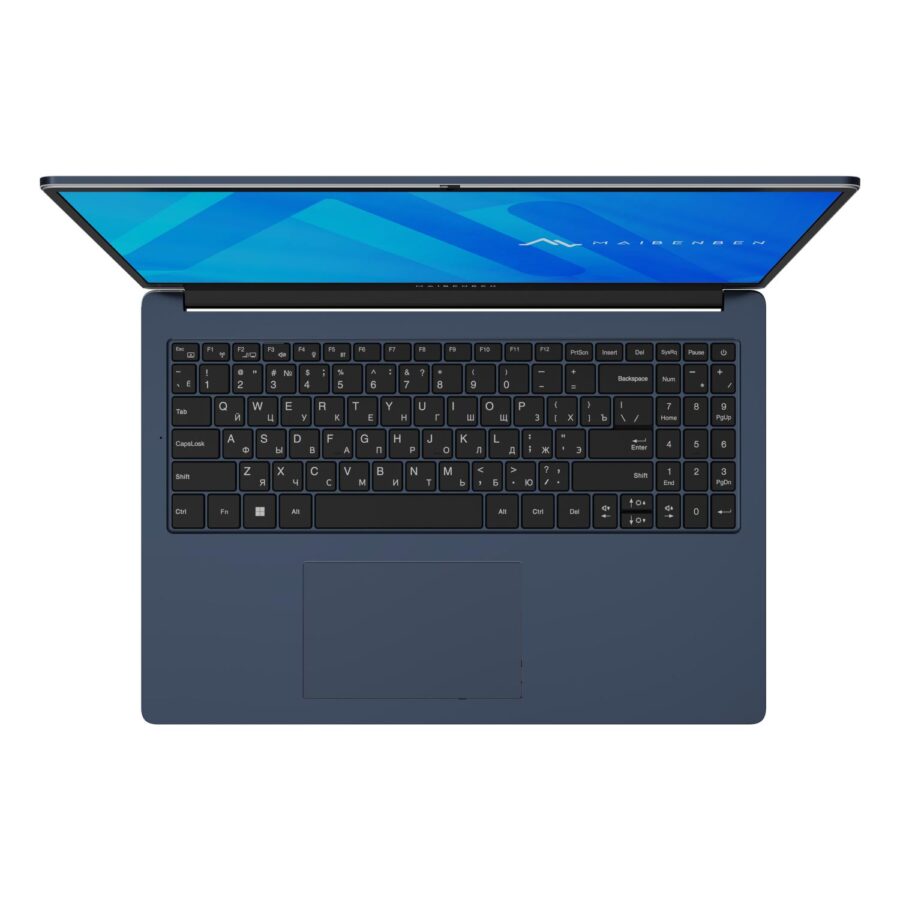 Ноутбук/ Maibenben M645 16"(1920x1200 (матовый) IPS)/AMD Ryzen 5 4600H(3Ghz)/16384Mb/512PCISSDGb/Int:AMD Radeon/Cam/BT/WiFi/45.6WHr/war 1y/1.79kg/Dark Blue/Win11Home — изображение 4