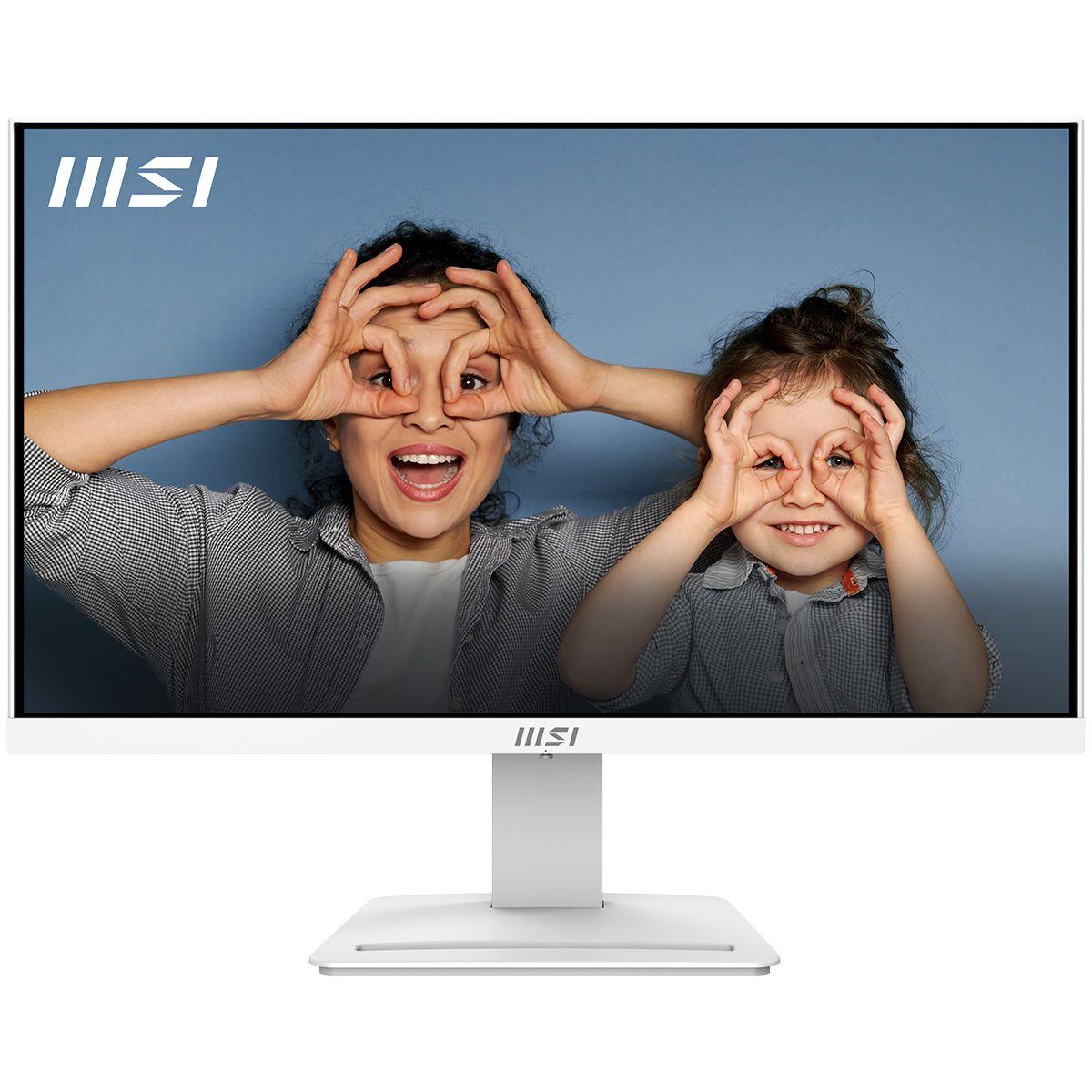 Монитор 24.5" MSI PRO MP253W White (IPS, 1920x1080, D-Sub+HDMI+DP, 4 ms, 178°/178°, 250 cd/m, 1000:1 (100M:1), 100Hz, MM) — изображение 2