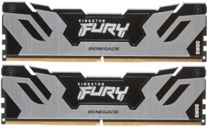Купить Память оперативная/ Kingston 32GB 7200MT/s DDR5 CL38 DIMM (Kit of 2) FURY Renegade Silver XMP - 4D-14031971 из реестра по лучшей цене
