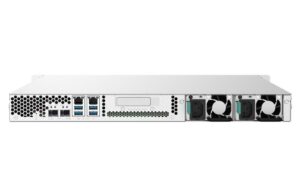 Купить Система хранения данных QNAP SMB 1U/4bay QC 1,7GhzCPU/2Gb(upto16Gb)/upto 16HDD with TL-R1200S-RP/SATA(3,5" 2,5")/ 4xUSB3.2/1xEXP.slot/2x2,5GbE 2x10GbE(SFP+)/iSCSI/2xPS/no rail(RAIL-B02)/3YW TS-432PXU-RP-2G-EU-RU - 4D-13762128 из реестра по лучшей цене
