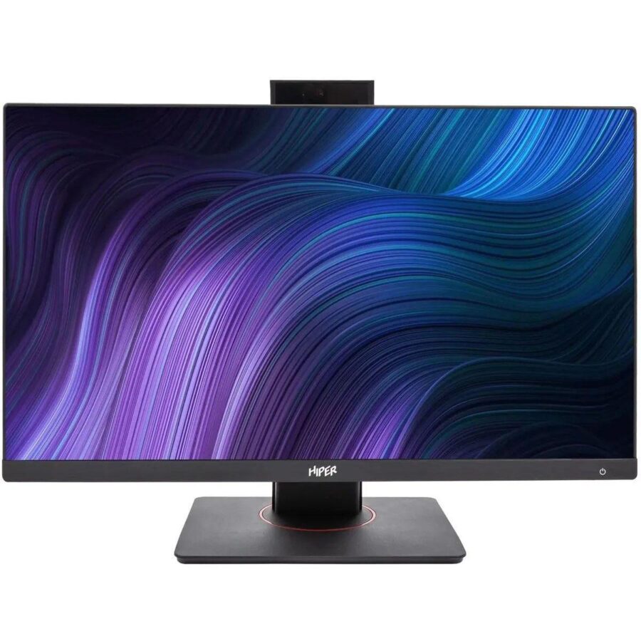 Моноблок/ HIPER V6   23.8"(1920x1080 (матовый) IPS)/Intel Core i5 14400(2.5Ghz)/16384Mb/512PCISSDGb/DVDrw/BT/WiFi/war 1y/6.45kg/черный/Win11Pro + Cam 5.0 SD/Беспроводные МК/WiFi6