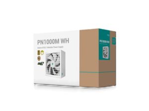 Купить Блок питания Deepcool GAMERSTORM PN1000M WH (ATX 3.1, 1000W, Full Cable Management, PWM 135mm fan, Active PFC, 80+ GOLD, Active PFC + Full Bridge SRC LLC + DC/DC ,Gen5 PCIe, белый) RET - 4D-15637976 из реестра по лучшей цене