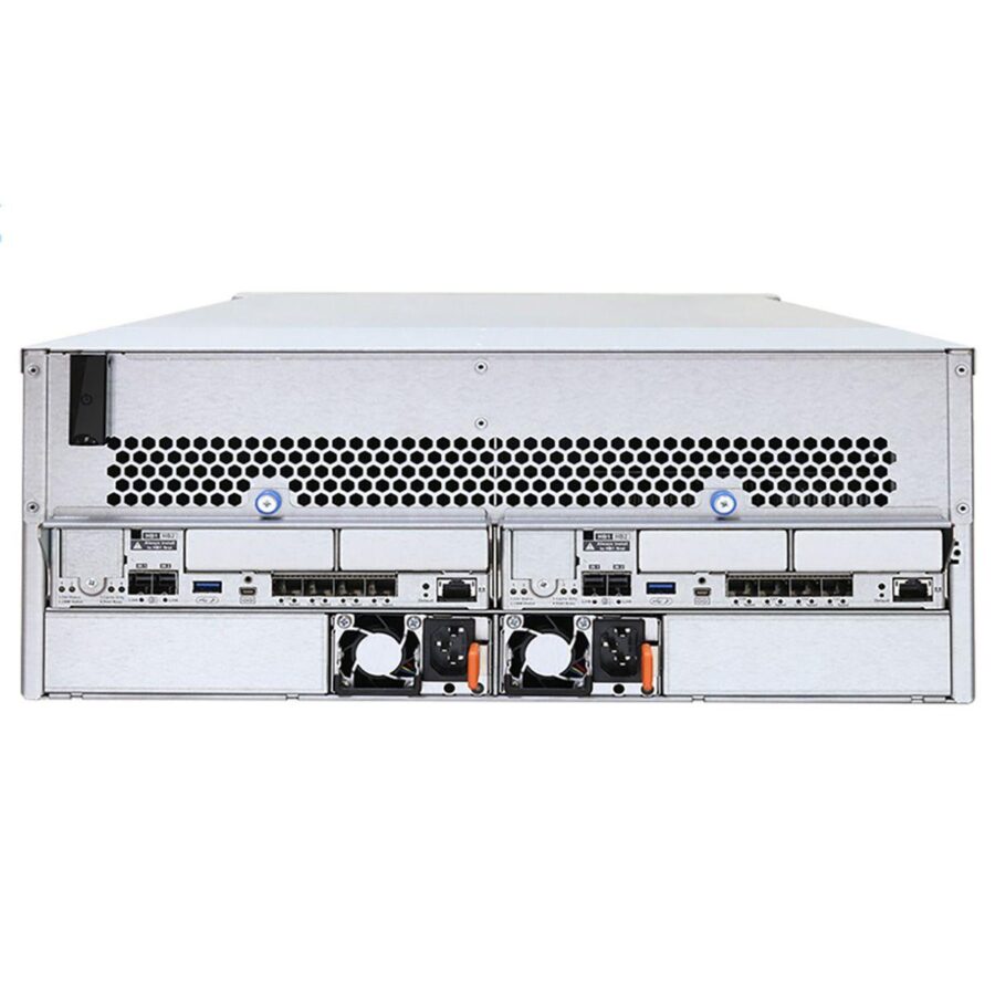 Сетевой накопитель Infortrend CS 2060D-J 4U/60bay, scale-out NAS, dual nodes subsystem including 2x4 Core CPU, 128GB (8x16GB), 8x10GbE(SFP+), 4x12Gb/s SAS EXP. Ports, 2x(PSU+FAN), 2x(SuperCap.+flash), 60 x 3.5" drive trays and rackmount kit, scale out to — изображение 4