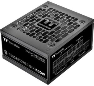 Купить Блок питания Thermaltake SFX 850W Toughpower SFX850 Gen.5 80+ platinum (20+4pin) APFC 90mm fan 8xSATA Cab Manag RTL - 4D-14356728 из реестра по лучшей цене