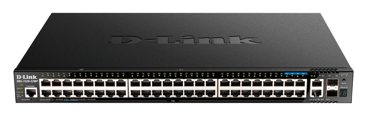 Купить Коммутатор/ DGS-1520-52MP,DGS-1520-52MP/A1A Managed L3 Stackable ...