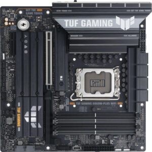 Купить Материнская плата Asus TUF GAMING B860M-PLUS WIFI Soc-1851 Intel B860 4xDDR5 mATX AC`97 8ch(7.1) 2.5Gg RAID+HDMI+DP - 4D-15632221 из реестра по лучшей цене