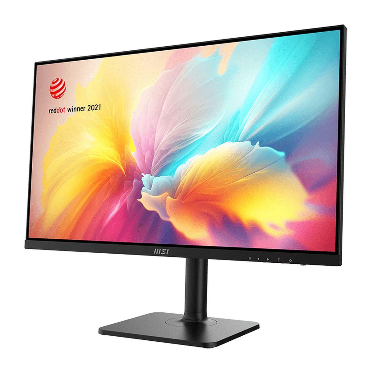 Монитор MSI Modern MD272QXP 27" Black (IPS, 2560x1440, HDMI+DP+Type C, USB Hub, 1 ms, 178°/178°, 400 cd/m, 1000:1 (100M:1), 100Hz, MM, Pivot) — изображение 3