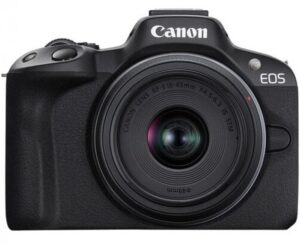 Купить Фотоаппарат Canon EOS R50 черный 24.2Mpix 2.95" 4K WiFi RF-S 18-45mm IS STM LP-E17 (без объектива) - 4D-15274095 из реестра по лучшей цене