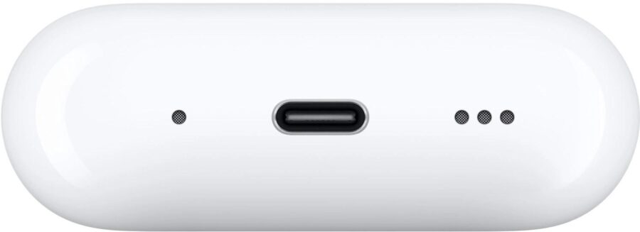 Гарнитура внутриканальные Apple AirPods Pro 2 2023 USB-C A3047/A3048/A2968 белый беспроводные bluetooth в ушной раковине (MTJV3LL/A) — изображение 4