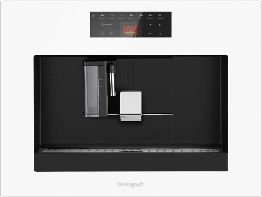 Кофемашина Weissgauff WCMI-572 Touch Cappuccino 1400Вт белый/черный — изображение 2