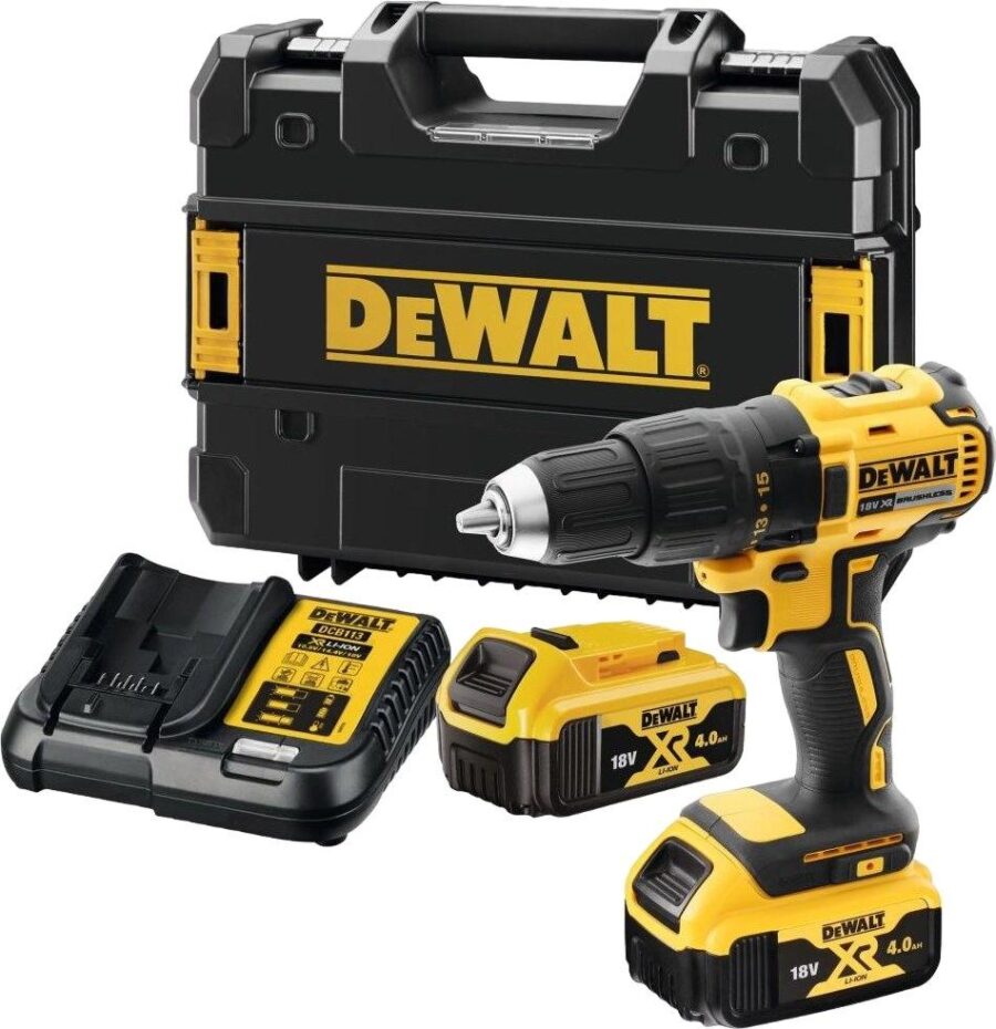 Дрель-шуруповерт DeWalt DCD777M2T аккум. патрон:быстрозажимной (кейс в комплекте) — изображение 3